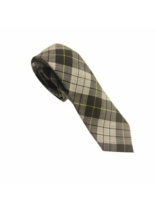 Express Other - Express Plaid Tie in Gray, Black and Yellow Accent